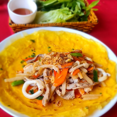 Southern Vietnamese Bánh Xèo/ Bánh Xèo Miền Nam